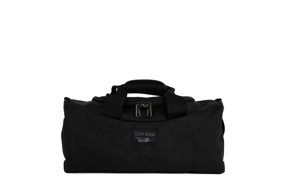 A Mini Yeoman Duffel in Black 1050 Ballistic.